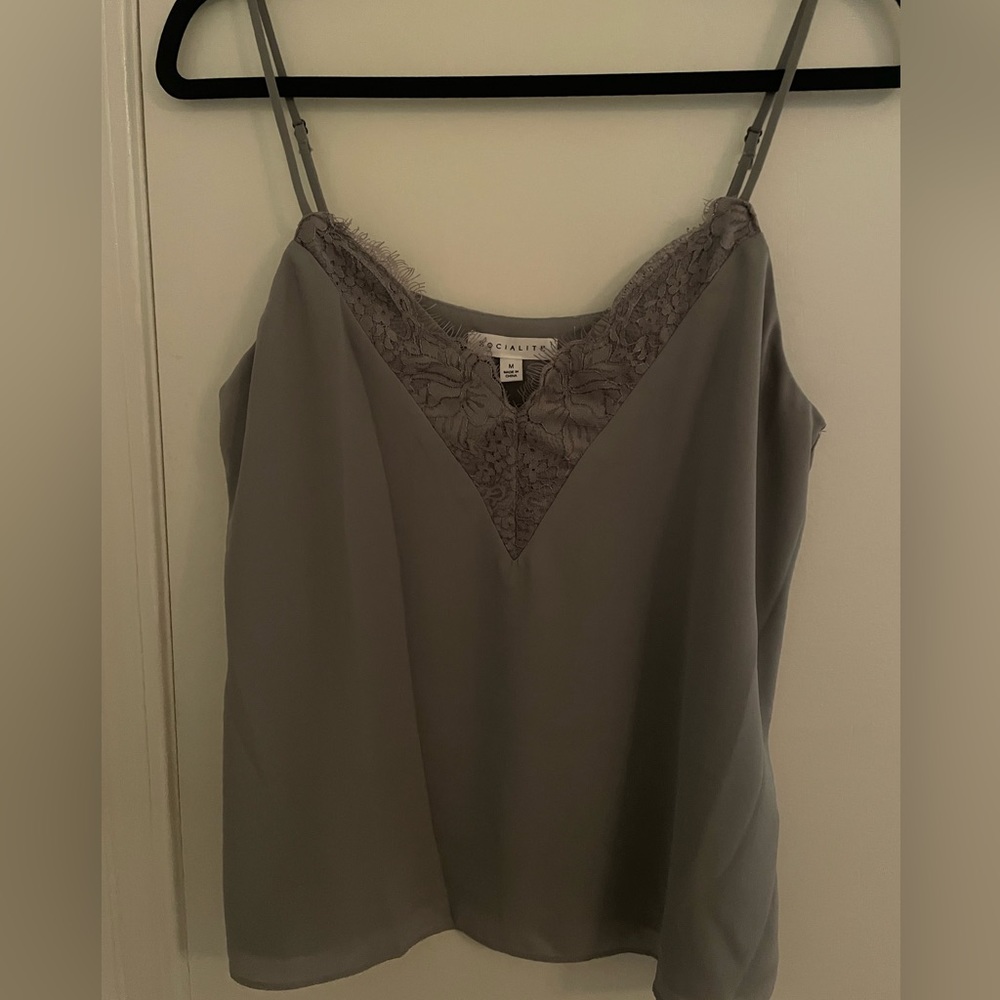 Grey mousseline Socialite shirt